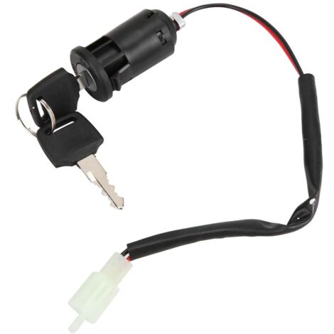 Ej.Life Elektroroller Zündschloss, 2 Stück 2 Polig Zündschloss 2 Positionen "ON" und "OFF" Zündschalter Zündschlüsselschalter für Dreirad Elektroroller (1/5)