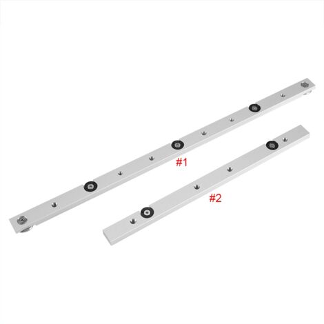 Ej.Life Gehrungsstange, Führungsschiene Tischkreissäge aus Aluminiumlegierung T Nut Schiene Holzbearbeitungswerkzeug, Langlebig Im Gebrauch, Gehrungslehre und Vorrichtungsstange für Die 450 Slider