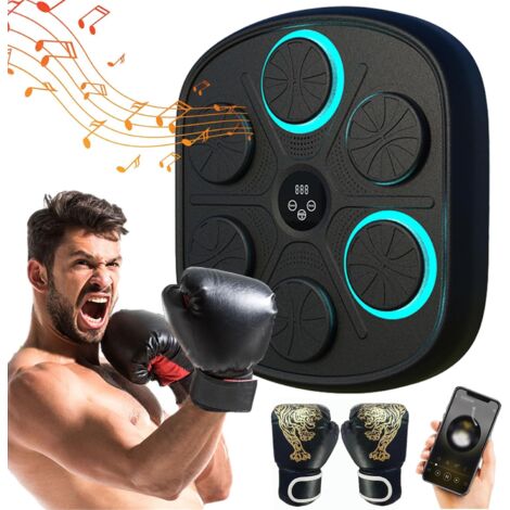 Ej.Life Intelligentes Musik-Boxziel mit -Musik, Heimfitness, Trainingsgeräte, Indoor-Schlagtrainer, Elektronisches Schlagset für das Heim-Indoor-Fitnessstudio
