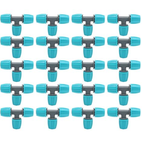 Ej.Life 16 Mm T-Stück, 9,3 X 6 Cm, Wasserdichtes Rohr-T-Stück, Langlebig und ufsicher für Städtische Begrünung (1/5)