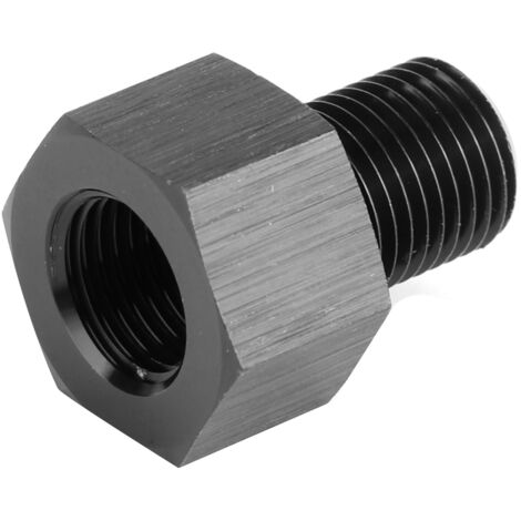 Ej.Life Reduzierstück Öldruckmesser Adapter, KIMISS Schwarzer Öldrucksensor Adapter Ersatz für 1/8 NPT Buchse auf M10x1.0 Stecker (1/5)