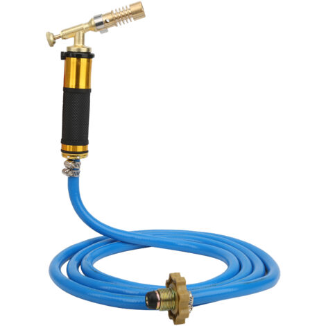 Ej.Life Turbo-Handlötgerät, Propan-Lötbrenner, Rohrleitungsschneider Propan Lötset, Propanbrenner, mit Schlauch, Standard-Gasdosenschnittstelle (1/5)