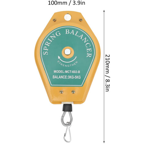 Balancer Federzug Drahtseil Gewichtsausgleicher für Werkzeug 5 - 7 kg 1,9m Balancer Federzug Drahtseil Gewichtsausgleicher für Werkzeug 5 - 7 kg 1,9m