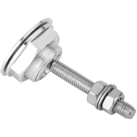 Ej.Life Für Schnellverschluss Motorhaube--Universal Push Button Schnellverschluss Motorhaube Hood Pins Lock Clip Kit(Silber) (1/5)