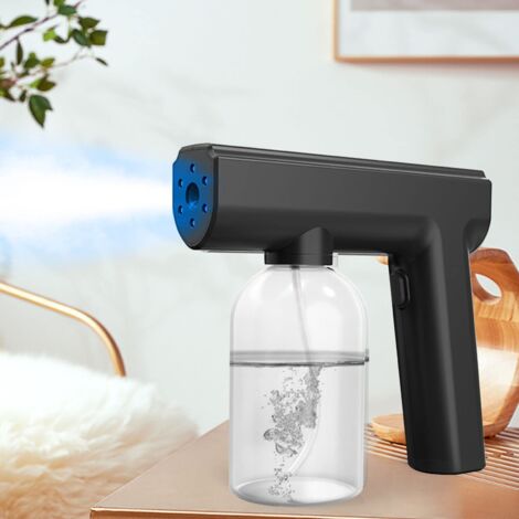 Ej.Life Tragbare Nebelmaschine, 300 Ml Nebelmaschine, Zerstäuber, Leichte Handdesinfektions-Sprühpistole für Auto, Schule, Zuhause, Hotel