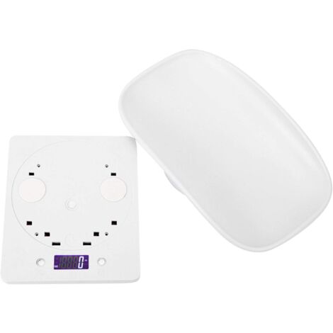Ej.Life 10 kg/1 g digitale tragbare Baby-Babywaage für schwangere Säuglingskatzen Hunde Messwaage Elektronische Waage mit Tablett (1/5)