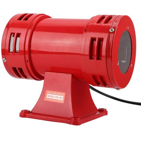 Motorsirene MS-190 114dB - Laute Alarmhupe Für Haus & Industrie