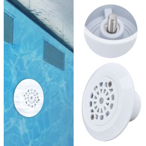 Ej.Life Poolablauf, Hauptablauf für Schwimmbecken, Weißer Bodenablauf, ss, Einlass, Ablaufzubehör für Grundwasser, Heiße Quellen, Spas, Pool