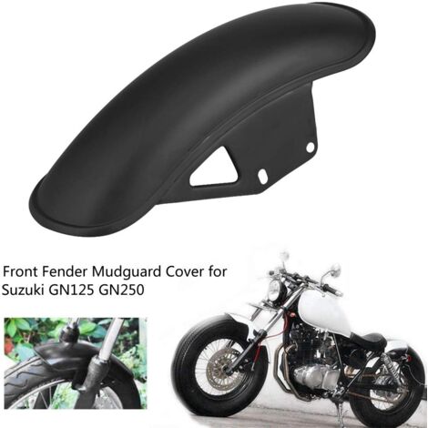 Motorrad Kotflügel Vorne Schwarz Aluminiumlegierung Kurze Front