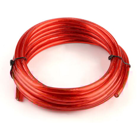 Ej.Life Subwoofer Plus Kabel Mit Sicherung - Endstufe Kabel Anschlusskabel Kfz Verstärker Kabelsatz Anschluss Car Audio Subwoofer Verstärker Lautsprecher Installation Kabel Kit Mit Sicherung