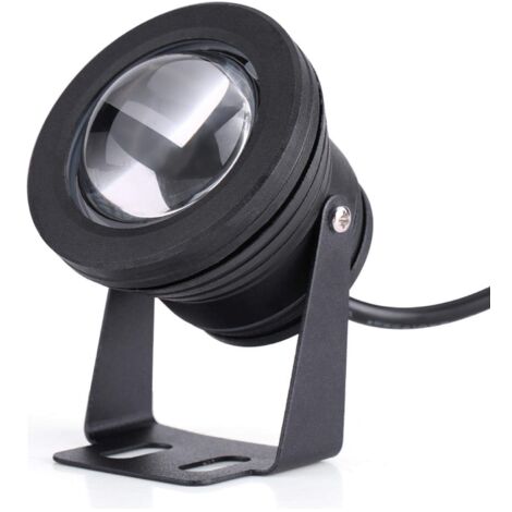Ej.Life 12V 10W Unterwasser Licht mit Fernbedienung, Multi RGB LED Leuchten wasserdichte LED Lighting Gartenteich Lampe, Farbwechsel Unterwasserbeleuchtung für Schwimmbad, Aquarium, Springbrunnen(Schw (1/5)