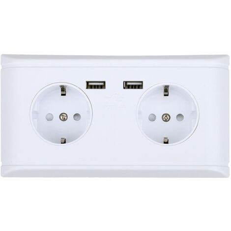 Wandsteckdose Schnellladen - 120W Mit 2x USB & 2x Type-C Für Alle Geräte