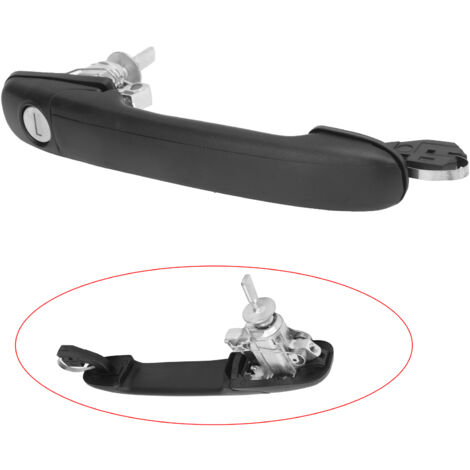 Ej.Life Türgriff, 6K0837205, Außen Vorne Links Rechts Türgriff mit 2 Schlüsseln Ersatz für Seat Alhambra 1996-2010 (1/5)