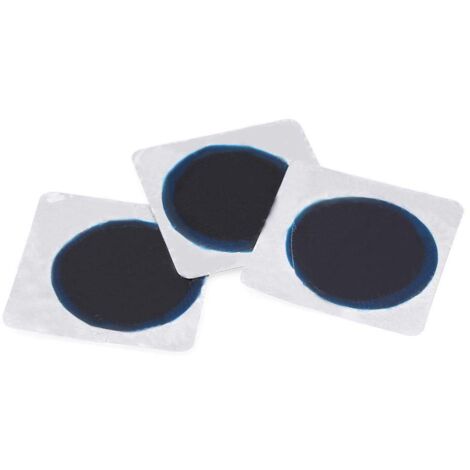 Ej.Life 64 Stück Box 55 Mm Auto Runde Naturkautschuk Reifen Reifenpannen Reparatur Cold Patch Tubeless Patches Reifen- und Radreparaturwerkzeuge Reifen Radwerkzeuge (75MM 36 Stück/Lauf) (1/4)