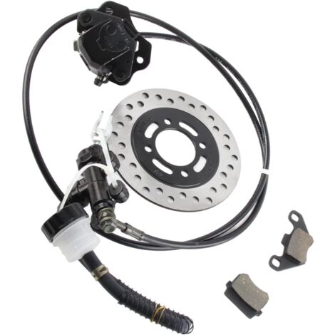Rosvola Go Kart Hydraulisches Scheibenbremssattelsystem hinten, Go Kart-Bremssatz für 50 cc, 110 cc, 125 cc, 150 cc, 200 cc, 250 cc, Dirt Bike, Quad, ATV, Go Kar (1/5)