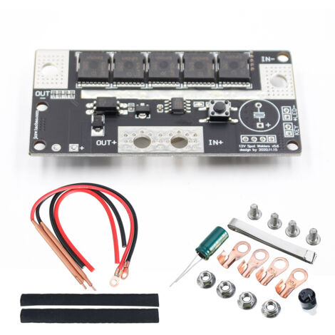 Rosvola Mini-Punktschweißgerät, DIY 12 V, Punktschweiß-Set, tragbarer Akku, Punktschweiß-Aufbewahrungsmaschine, Platine P/C/B für 18650