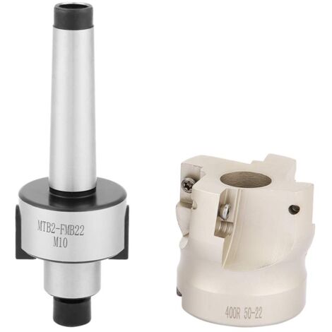CNC Fräser Set MT3-FMB22 - 10 APMT1604 Hartmetall-Klingen Metallbearbeitung