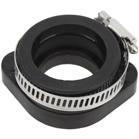 Ej.Life Motorrad-Vergaseradapter, Gummi, schwarzer Ansaugkrümmer, Vergasermanschette für KEIHIN KOSO OKO 47–28 mm/1,85–1,1 Zoll (1/5)