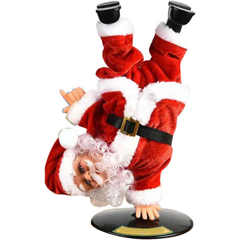 Ej.Life Elektrische Weihnachtspuppe, Spielzeug, singend, tanzend, Ornamente, Dekorationen, exquisite musikalische Geburtstagsgeschenke, umgekehrte Rotation (1/5)