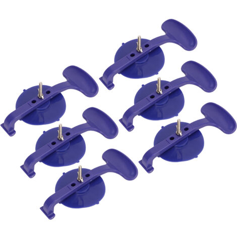 6 Stück Saugnapfklemmen - Starke Haltekraft Für Auto- & Haushaltsreparaturen