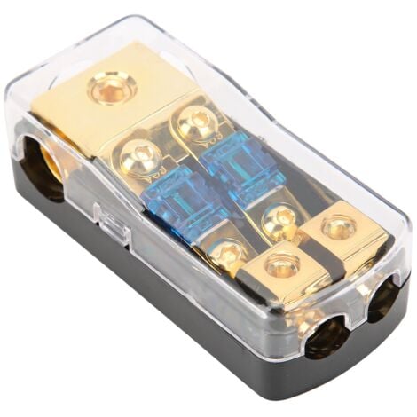 Ymiko 60A Stromverteilerblock - 1 Auf 2 Ausgänge, Hitzebeständig Für Auto Audio Verstärker