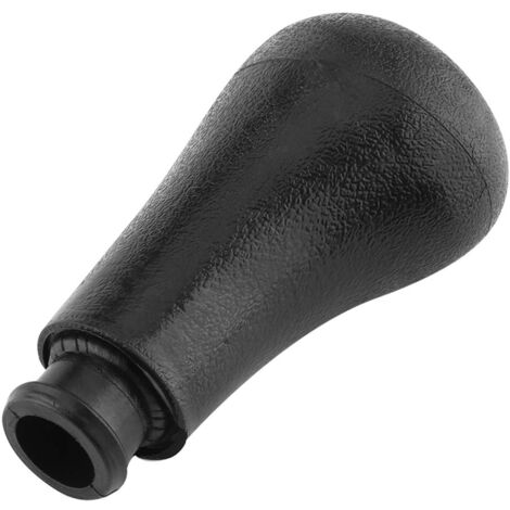 AMONIDA Schaltknauf Leder - Universal Schaltknauf Für Auto Schwarz