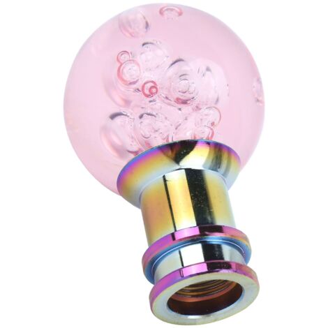 KIMISS Schaltknauf Aluminium | Blau-Silber Design | Mit 3 Adaptern 8/10/12mm