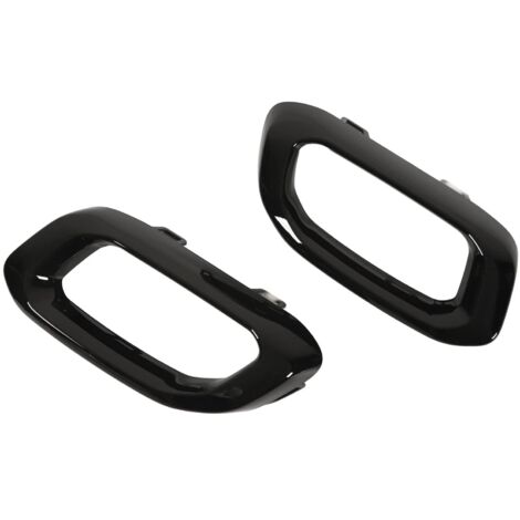 Auspuffblende, Blende für Auspuffblende Passend für GLC GLE GLS-Klasse X253 C253 W167 V167 C167 X167 Line 2020-2023 (Glänzend schwarz) (1/5)