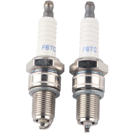 Akozon 2PCS Zündkerze, Aluminiumlegierung Zündkerze Ersatz F6RTC für MTD 951-10292 751-10292 Torch Engine 131-039 Rasenmäher (1/5)