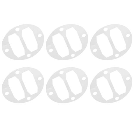 10 Stücke Luftkompressor Kopfdichtung Luftkompressor Zylinderkopf Basis Ventilplatte Dichtung Pad Zylinderpumpe 2.5/3P Zubehör