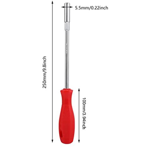 5.5mm Screwdriver Schraubendreher, Rohr-Steckschlüssel Innensechskant