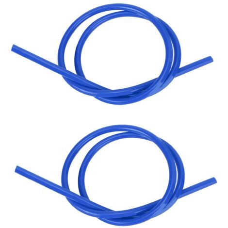 Zündkabel, 2 Stück Auto Zündkabel Zündungskabel 8mm Silikon Siliziumkarbid Kern Zündkabel Zünd Kabel Zündungs 1m lang (Blau) (1/5)