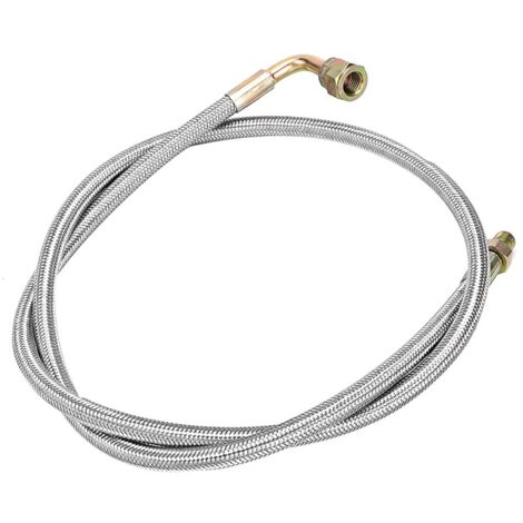 ölleitung,1/8 npt braided,Turbo-Ölzufuhrleitung,3An 36 Zoll,Turboaufladung und Zubehör 36 Zoll Geflochtener Stahl Turbo 1 8 NPT Ölzufuhrleitung Passend für T3 T3 T4 T4 T70