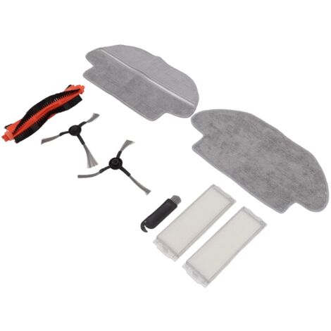 Ersatzteil-Set Für Conga & Xiaomi Roboter-Staubsauger – Hauptbürste, Seitenbürsten, Wischtuch & Filter | Für Modelle 3290, 3490, M6 Pro