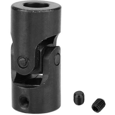 Kardangelenk, Universal Joint Wellenkupplung Motoranschluss DIY Lenkung Universalgelenk mit 2 Schrauben, 12  24  51mm,aus hochwertigem Metall,sehr langlebig (1/5)