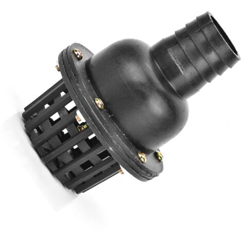Wasserpumpenfußventil, Pumpenfußventil, Rückschlagventil, PVC-Brunnenpumpenfußventil Schwarz für Flüssigkeitsmaschine, 1,5 Zoll 2 Zoll 2,5 Zoll 3 Zoll 4 Zoll(1.5") (1/5)