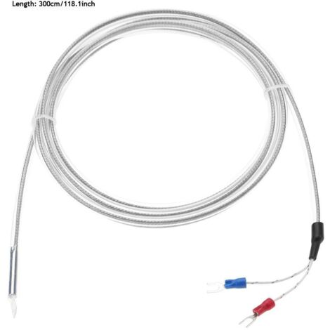 Produktbild von Sourcing Map 2er-Set Typ K Thermoelement-Sonde – 0-200 °C, 2 M Kabel, Für Temperaturmessung An Heizungen, Öfen & Motoren