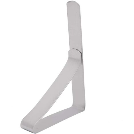 Tischdeckenklammern für Tische Im Freien, Edelstahl-Anti-Rutsch-Tischdecke, Dick, 7 Cm, Tischdeckenhalter, Klemmen, 10,5 X 7 Cm, 4 Große Tischdecken-Clips (1/5)