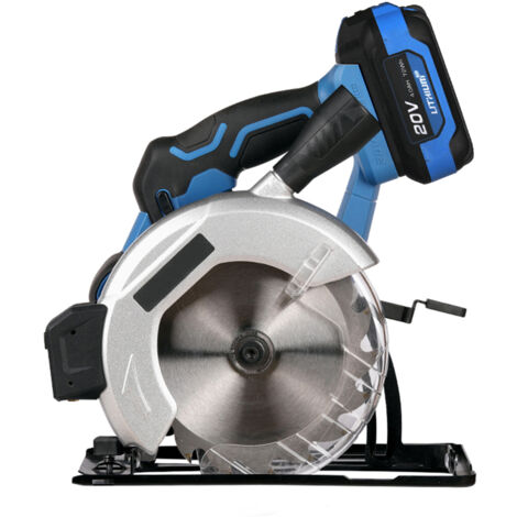 Scie Circulaire 1400W 185 Mm - Profondeur Coupe 62 Mm (90°) / 48 Mm (45°), 6000 Tr/min, Guide Et Sac à Poussière - 8