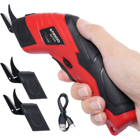 Elektrische Stoffschere 170W - Rotationsschneider Für Stoff, Leder, Teppich Bis 25mm