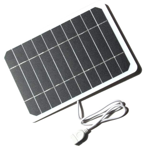 5W 5V Kleines Solarpanel mit USB DIY Monokristalline Siliziumzelle Wasserdicht Camping Tragbar Für Bank Handy