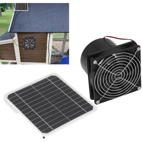 Solarpanel-Lüfter, 2 Pcs 30W Solarbetriebener Vent Produktbild-Vorschau 7