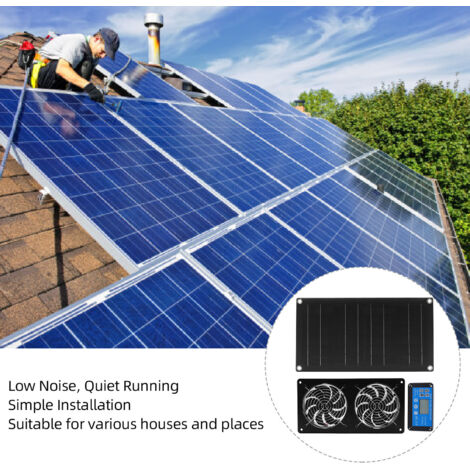 Ej.Life Abluftventilator, 20 W, wasserdichter Plattenventilator mit ...