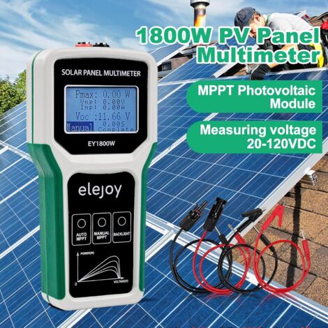 Zonnepaneeltester 1800W multimeter zonnepaneeltester optimalisator voor het meten van het vermogen van zonnepanelen niet hoger dan DC 20-120V 60A