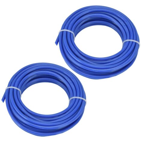 Stück blaue Nylon-Rundfaden 4 mm für Rasentrimmer und Kantenschneider, Rasenmäherzubehör für Husqvarna (2) (1/5)