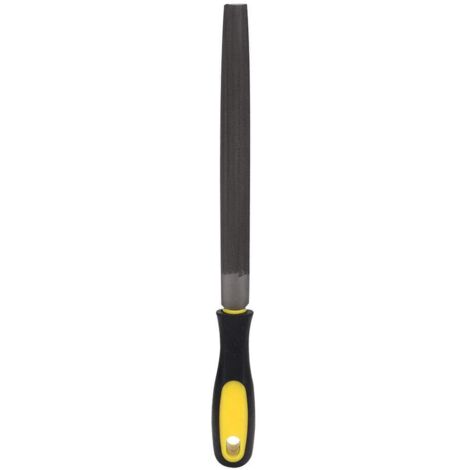 Zoll Halbrund-Raspelfeilen-Set mit Gummigriff, Grobmetallfeilen, Halbrund-Handfeilen für die Holzbearbeitung (2 Stück) (1/5)