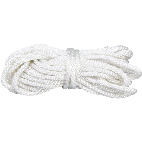 An der Seilzugstarterschnur ziehen, 10 m Nylon-Seilzugstarterschnur für Kettenmäher, Rasenmäher, Motorteile, Schneefräsen, Erdbohrer (4) (1/5)