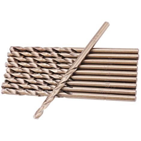 HSS-CO-Bohrersatz, M35-Kobaltbohrersatz. HSS-CO-Bohrersatz 1,0–5,0 mm zum Bohren von Edelstahl (3,2 mm). (1/5)