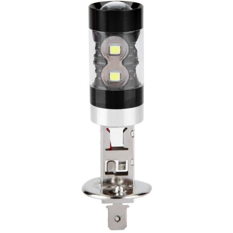 H1 8000K Weißes LED-Scheinwerferlampen-Set für Nebelscheinwerfer, Fernscheinwerfer, Ersatzset. (2 Stück)