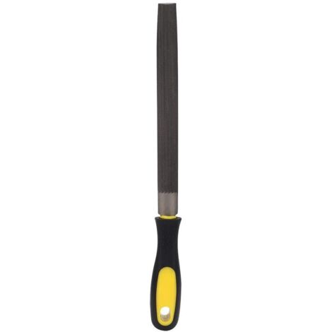 Stahlfeile, halbrunde Stahlraspelfeile mit 8-Zoll-Schleifkopf und Griff zum Formen von Metallprojekten (feinverzahnter Halbkreis) (1/5)